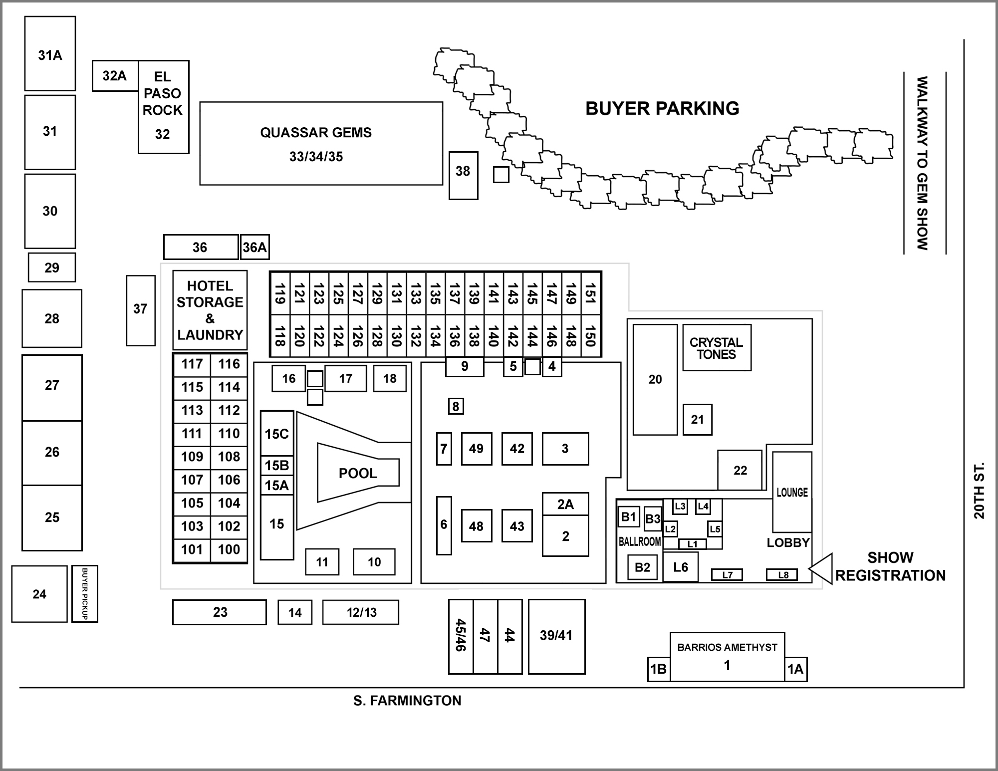 Motel 6 Show Map – GIGM